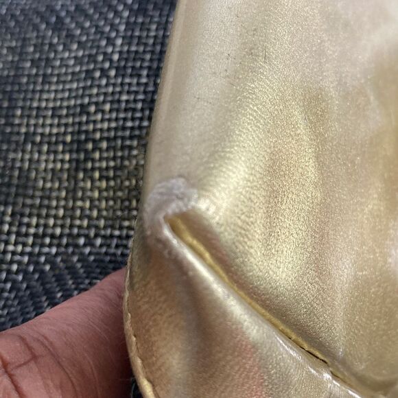 Gold Metallic and Mesh Tote - Picture 9 of 9